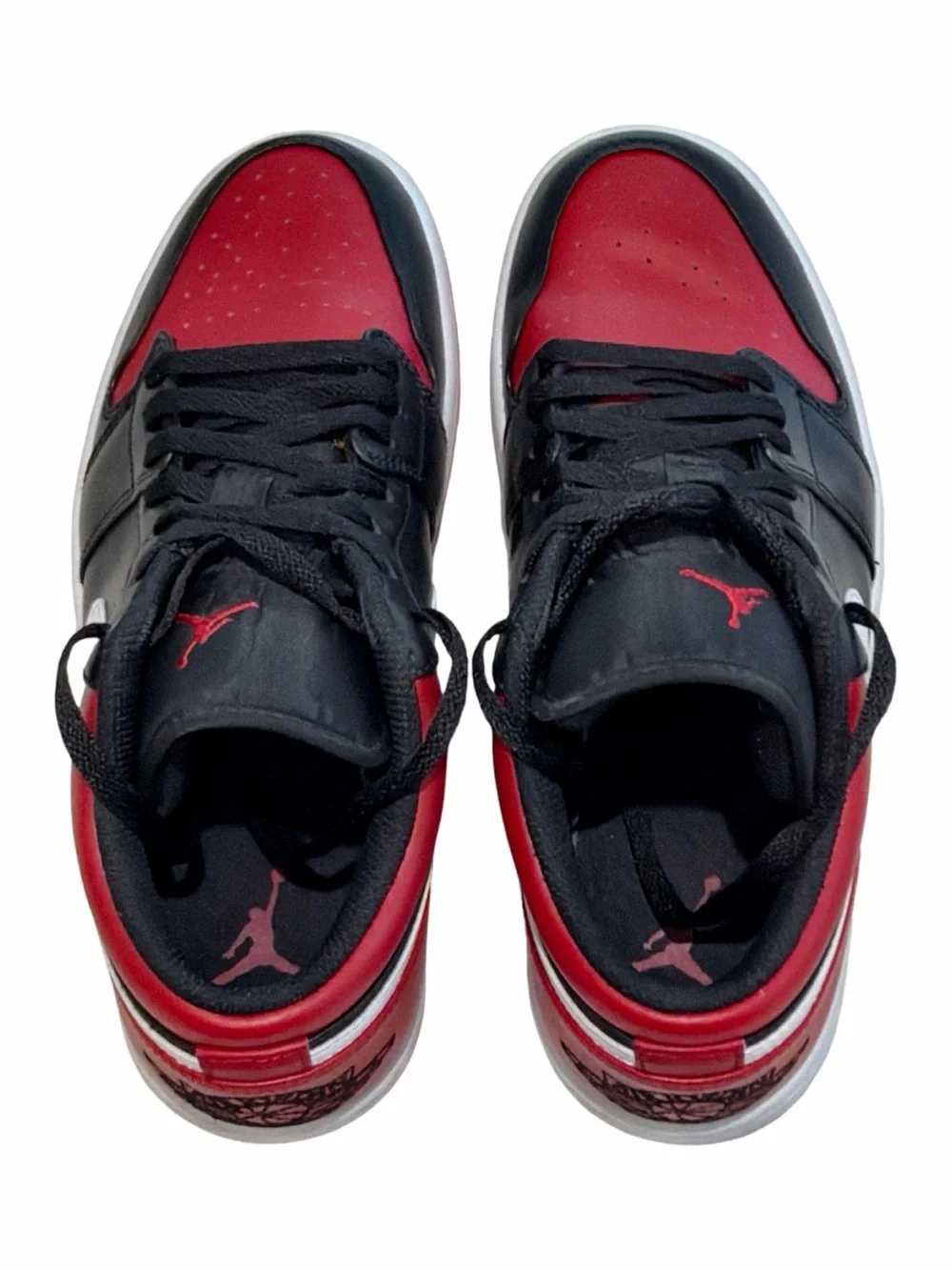 Nike Air Jordan 1 Low Alternate Bred Toe | Black, Red | Men’s Size 9